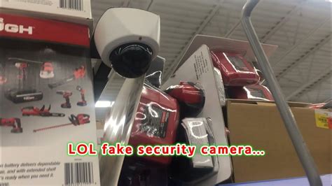 are the cameras in walmart fake